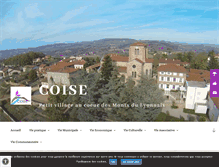 Tablet Screenshot of coise.fr